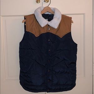 American Stitch two tone color vest